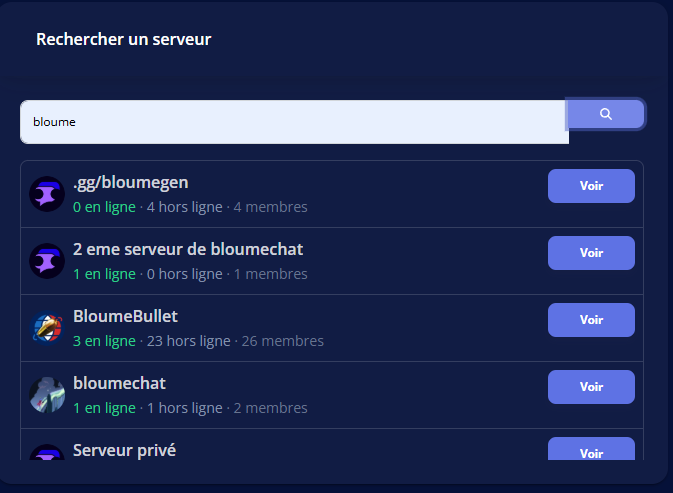 Découverte de serveurs